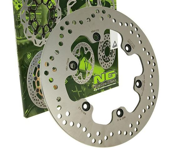 Brake disc NG 483 - 267/132/5mm 6 holes for Yamaha XJ S Diversion XJR 125 - 1670 ccm model year 1982 - 2017