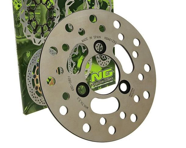 Disque de frein NG 490 - 169/50/3,5 mm avant à 3 trous pour Kawasaki KLF Bayou A B C 4x4 KSF Mojave KFX KEF Lakota Sport Tecate 4 250/300 ccm