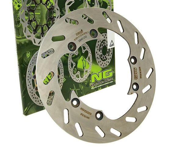 Disque de frein NG 632 - 240/125/3,5 mm 6 trous pour Derbi Senda DRD R Racing SM SM1 50 cc année 2000 - 2006