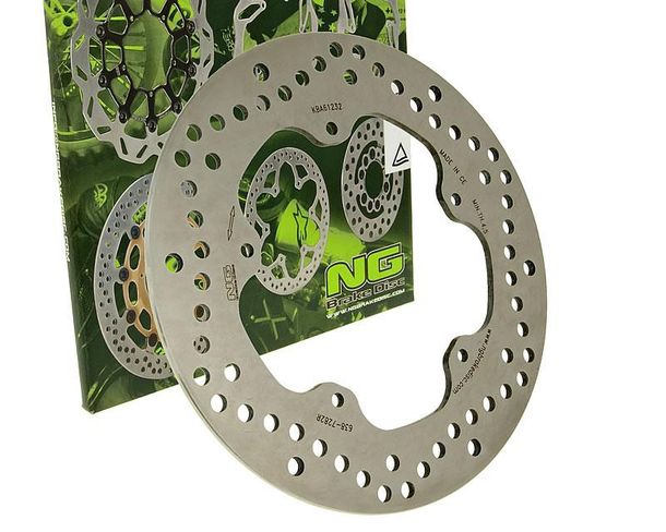 Bremsscheibe NG 638 - 240 / 125 / 5mm 5 Loch für Gilera Runner FXR FX SP, Piaggio MP3 LT DNA X9 Evolution X8 0 Beverly Fuoco 2 Aprilia SR Max Yourban