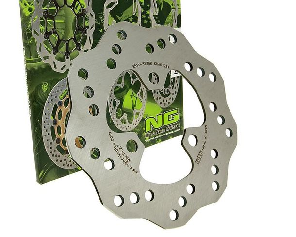 Brake disc Wavy NG 651X - 173/53/3mm 3 hole for Honda TRX XX EX X SportTrax SporTrax ER R 250 - 700 ccm