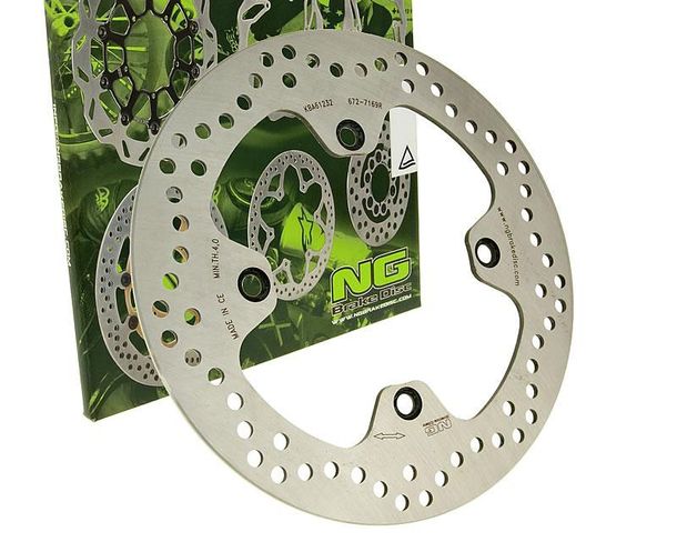 Disco freno NG 672 - 260/121/4,5 mm 4 fori per Suzuki AN Burgman 650 ccm modello anno 2002 - 2004