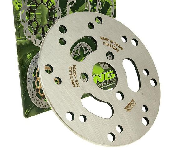 Disque de frein NG 703 - 162/34/4 mm 3 trous pour Hyosung SB Cab, Suzuki Address SF B Racing Rally Avanti EZ M Super 50/100 cc