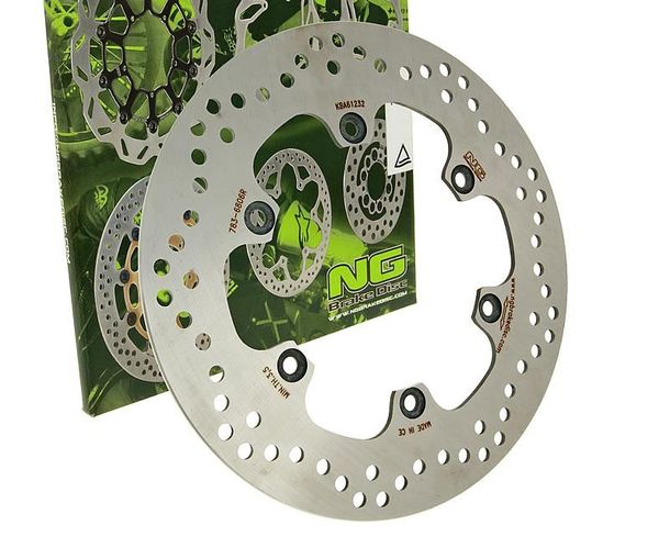 Brake disc NG 783 - 267/132/4mm 6 hole for Yamaha XP T-Max XV Virago L C XJ F SR SE RD LC 125 - 1100 ccm model year 1983 - 2008
