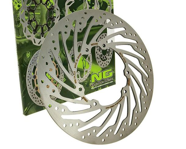 Disque de frein NG 8019 - 280/108/4 mm 6 trous pour Motorhispania RYZ Cross SM, K-Sport Fivty Pro R 50 cc