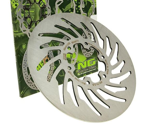 Disque de frein NG 8021 - 218/57/3,5/6 trous pour Aprilia SX, Derbi Senda SM DRD X-Treme Pro Racing R RS4 Gilera SMT Ltd Edition RS GPR soit 50/125