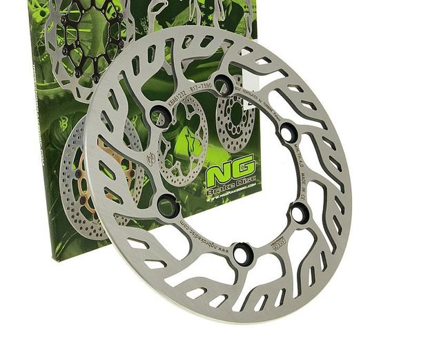 Disco de freno NG 817 - 220/108/4,5 mm trasero de 6 orificios para Gas HP Wild 450 ccm