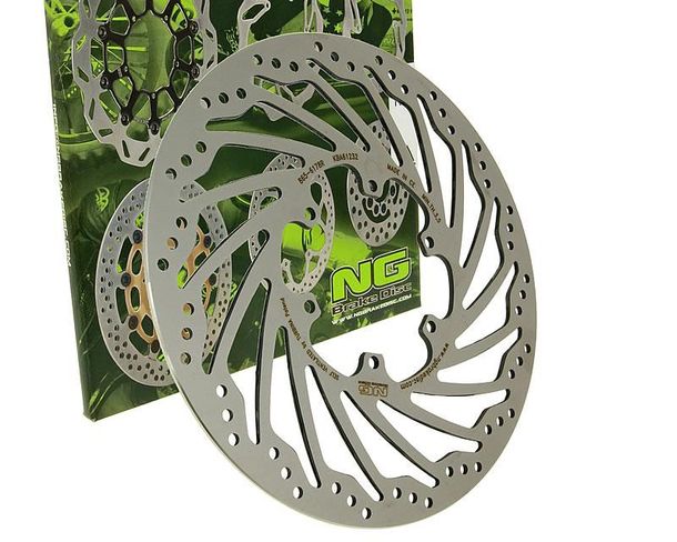 Disque de frein NG 865 - 280/90/4mm 6 trous pour Rieju RS-2 Matrix RS-3 Pro NKD 50 ccm