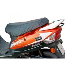 Funda de asiento impermeable y extraíble para scooter, 52 x 32 x 10 cm, color negro