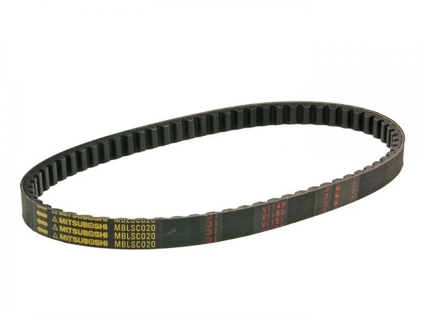 Cinghia trapezoidale Mitsuboshi tipo 724 mm per Piaggio corta, Honda, Peugeot