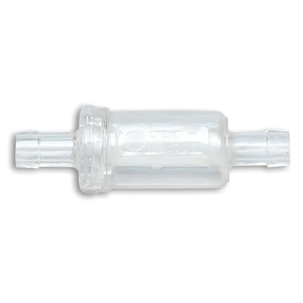 Filtre à carburant Malossi rond de 8 mm transparent