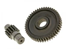 Boîte de vitesses secondaire Malossi HTQ 14/47 pour Piaggio Free, Quartz, Sfera, Zip -1995