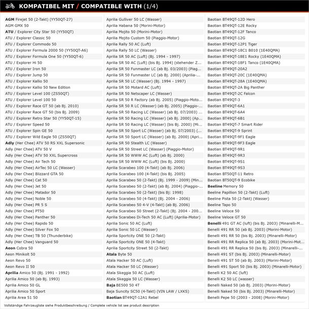 Malossi Variomatikgewichte HT 16X13mm 7,0G für Zhongyu Massimo Schwinn Karcher – Bild 5