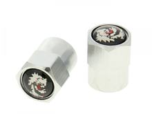Ventilkappen Set Malossi Chrom