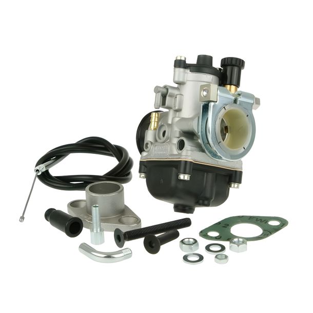 Vergaserkit Malossi PHBG 19 AS mit Klemmflansch für GR1, Peugeot stehend