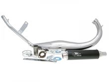 Auspuff Turbo Kit Carreras 50 Chrom für Derbi D50B0, EBE, EBS