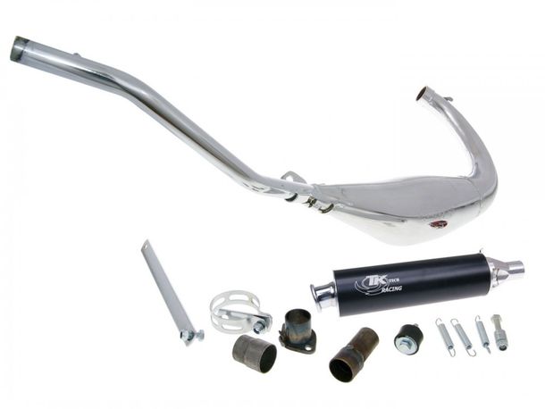 Carreras 80 Chrome Turbo uitlaatset voor Rieju Matrix 50