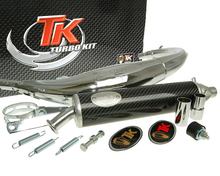Uitlaat TurboKit Road RQ Chroom met goedkeuring voor Yamaha TZR 50