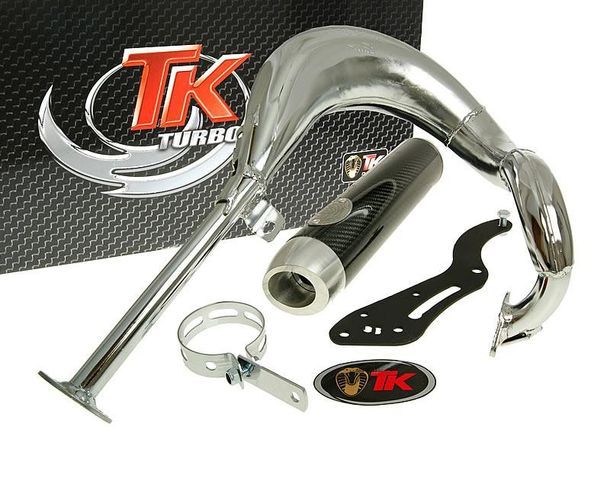 exhaust Turbo Kit Bajo RQ chrome E-marked for Suzuki Street Magic