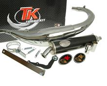 Kit d'échappement Turbo Bajo RQ Chrome pour Yamaha DT50 (04-)