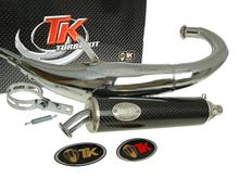 Kit turbo échappement Bajo RQ chrome pour Derbi Senda DRD (06-)