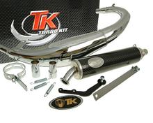 Auspuff TurboKit Bajo RQ Chrom mit Zulassung für CPI SX 50, SM 50