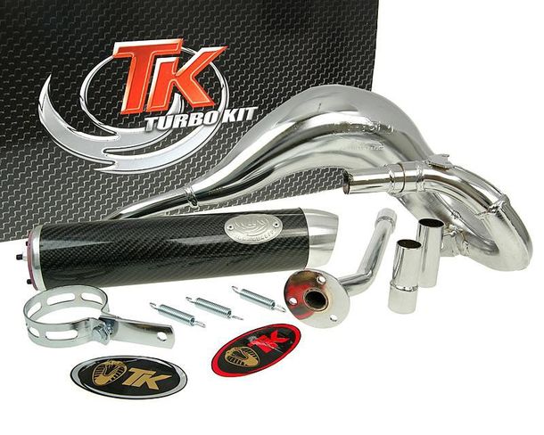 Auspuff TurboKit Bufanda RQ Chrom mit Zulassung für Beta RK6