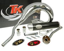 Auspuff TurboKit Bufanda RQ Chrom mit Zulassung für Aprilia RX 50 (99-05)