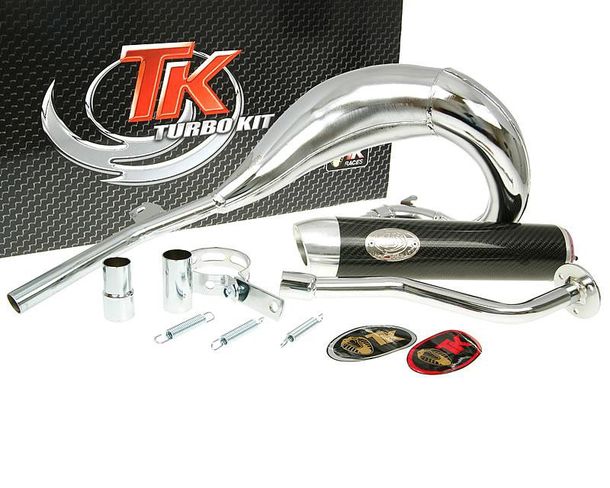 Bufanda RQ chromen uitlaatturbokit voor Gilera GSM, H @k met Morini