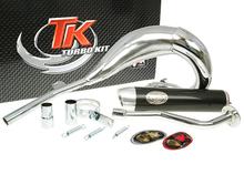 Auspuff TurboKit Bufanda RQ Chrom mit Zulassung für Gilera GSM, H@k mit Morini