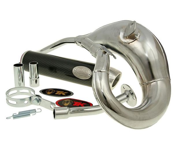 Bufanda RQ Chrome Turbo-uitlaatset voor Rieju MRX 50