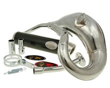 Auspuff TurboKit Bufanda RQ Chrom mit Zulassung für Rieju MRX 50