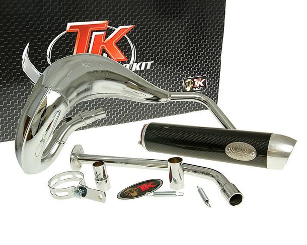 Kit turbo de escape Bufanda RQ cromo para Yamaha DT50 (03-)