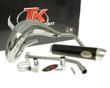 Auspuff TurboKit Bufanda RQ Chrom mit Zulassung für Yamaha DT50 (03-)