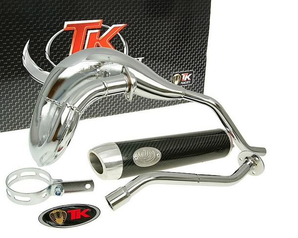 Kit turbo escape Bufanda RQ cromo para Derbi Senda DRD 2006-