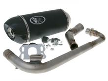 Uitlaat TurboKit GMax Carbon Kap H2 4T met goedkeuring voor Honda MSX / Grom 125