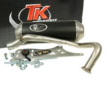 Uitlaatsysteem TurboKit GMax 4T met typegoedkeuring voor Kymco Dink, Yager, Spacer 125, 150