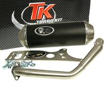 Escapamento TurboKit GMax 4T com homologação para Kymco Agility Movie XL Heroism 125 ccm