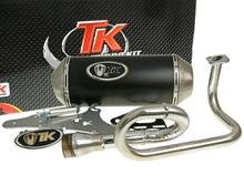 Uitlaat TurboKit GMax 4T met homologatie voor GY6, 139QMB 50ccm 4T