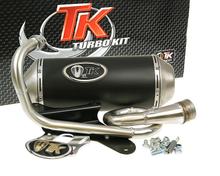 Uitlaat TurboKit GMax 4T met homologatie voor Piaggio Zip 50 4T, Derbi 4T