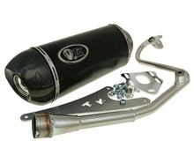 Auspuff TurboKit GMax Carbon Kappe H2 4T mit Zulassung für Honda Zoomer, Honda Ruckus