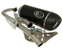 Auspuff TurboKit Carbon Kappe H2 Quad / ATV 4T mit Zulassung für Kymco KXR 250, MXU, Maxxer 250/300