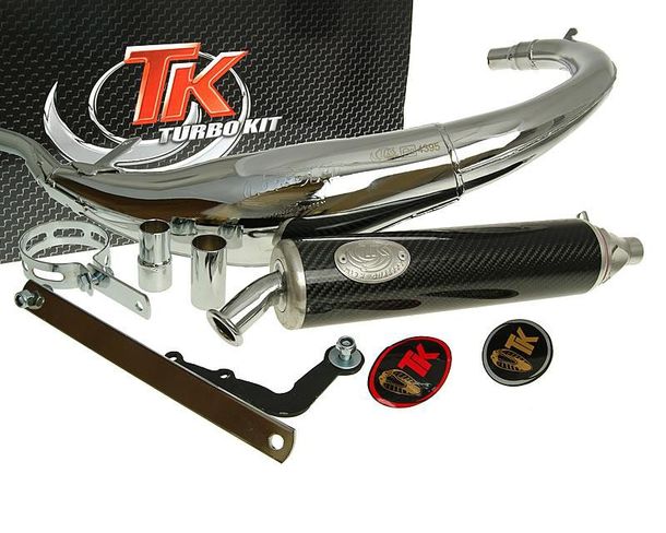 Bajo RQ Chrome uitlaatturbokit voor Rieju MRX, RRX, SMX, Spike