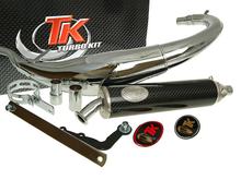 Auspuff TurboKit Bajo RQ Chrom mit Zulassung für Rieju MRX, RRX, SMX, Spike