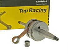 Kurbelwelle Top Racing Vollwange HQ High Quality für Peugeot liegend mit Halbmond