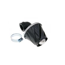Power Helix 28 - 35 mm universeel koolstofluchtfilter - Zoek naar Peugeot Jet Force C-Tech 5, Vespa GTS 3 Super Piaggio Typhoon Speedfight 2 LC PX 8 AC Gilera 1951 - 2016