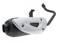 Tecno Straight uitlaat met E-markering voor Piaggio 4T