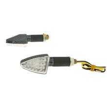 Blinker Set M10 LED Carbon-Look Mini, lang