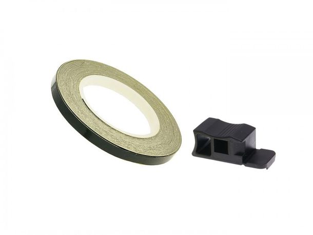 Felgenrand Aufkleber 7mm - schwarz - 600cm