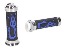 Grip Set Custom Flame blu